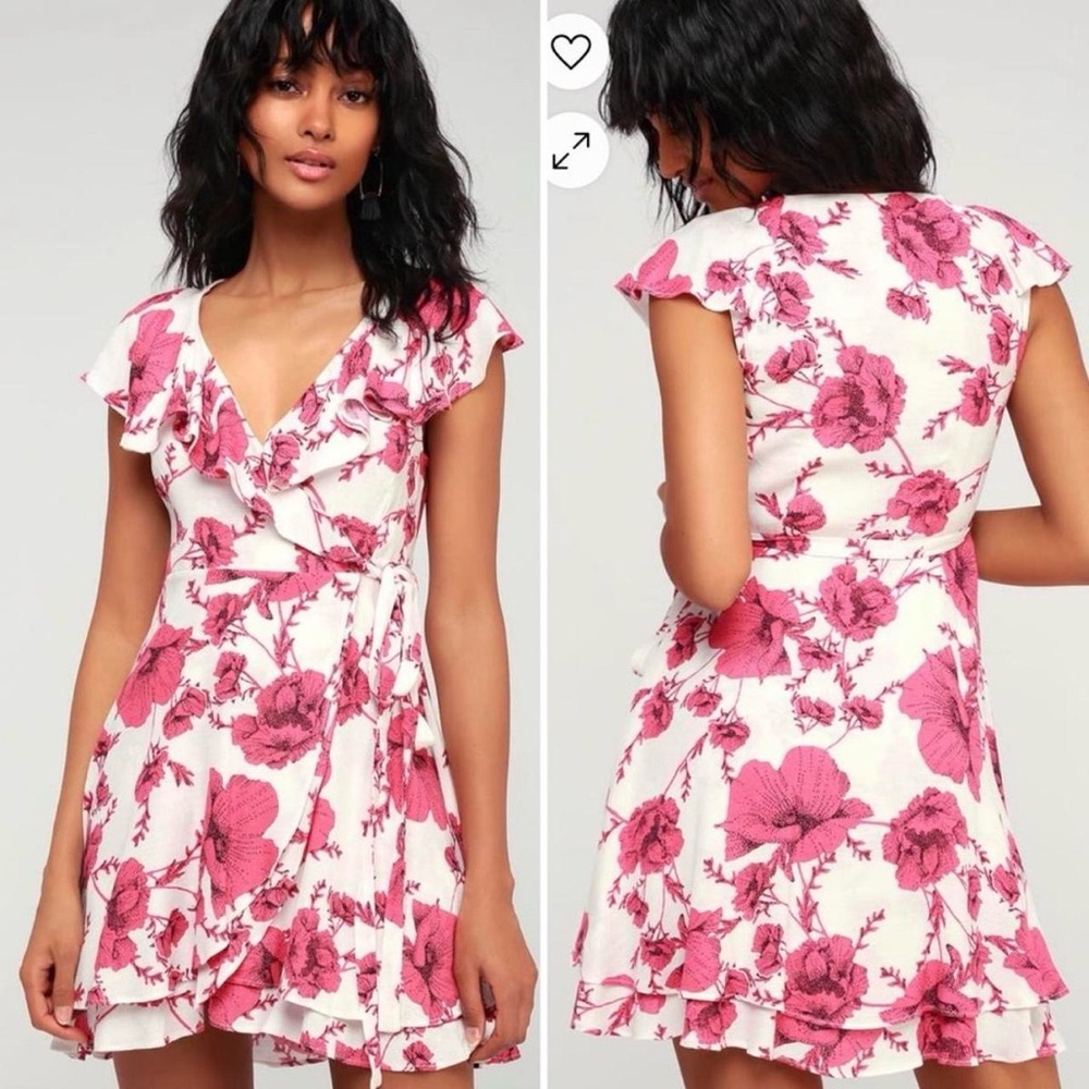 *NWT* Free People - French Quarter Floral Mini Wrap Dress